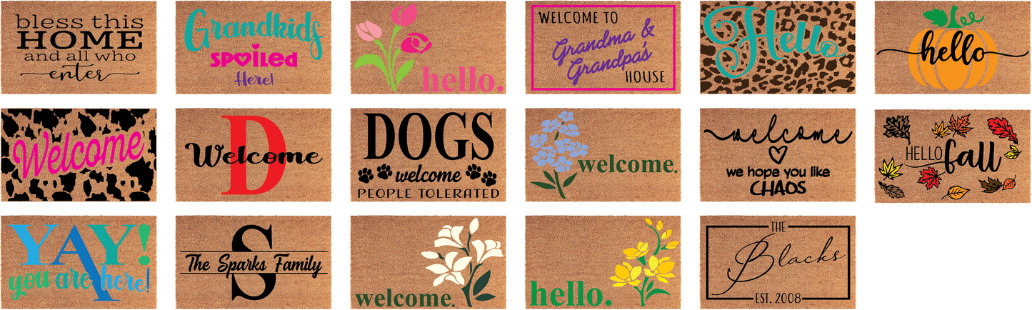Door Mat Paint Class
